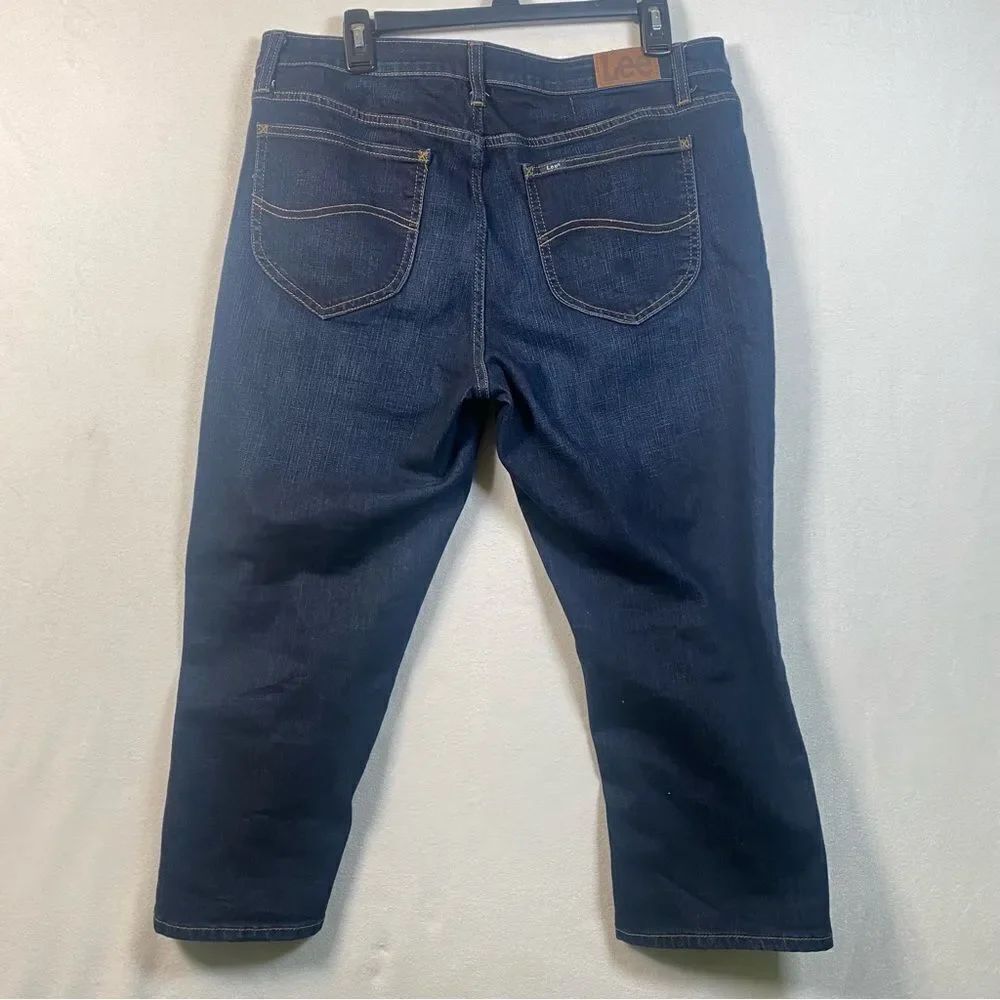 Lee Regular Fit Mid Rise Capri Size 16M - Picture 2 of 11